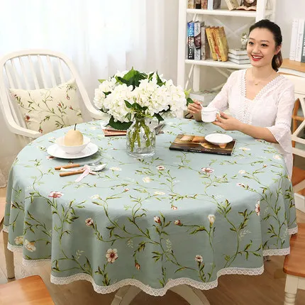 Elegant Round tablecloth Decorative Wedding Party Decoration for home Hotel Dining Table Cover Table Cloths Home Decor