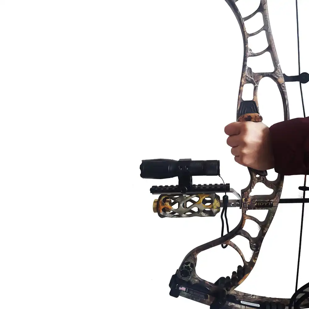 Compound Recurve Bow Laser Sight Archery Bow Flashlight with 25.4mm