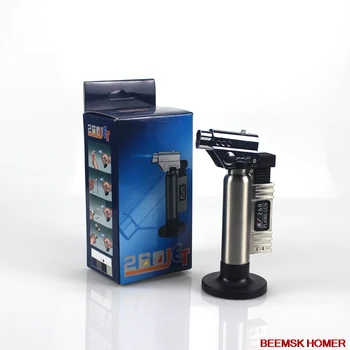 

HADELI Inflatable Flame thrower Butane Lighter Automatic Piezo electricity ignite Gas Torch Camping BBQ Soldering welding