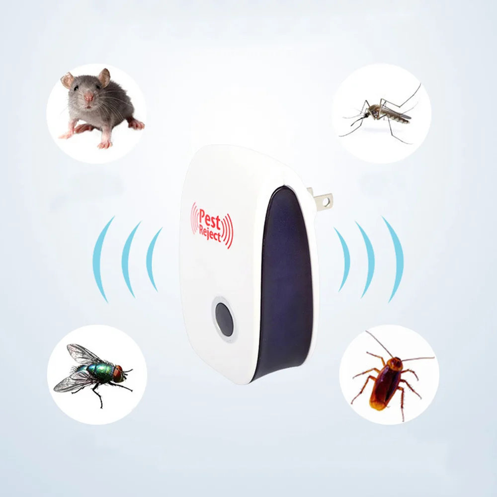 Anti Mosquito Mice Ultrasonic Pest Repellers Odorless Environmental Protection Safety Long