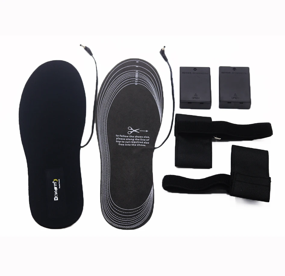 

Best Warm Foot Electric Battery Heated Inserts Heated Inner Soles Winter Heated Shoe Insoles For Boot