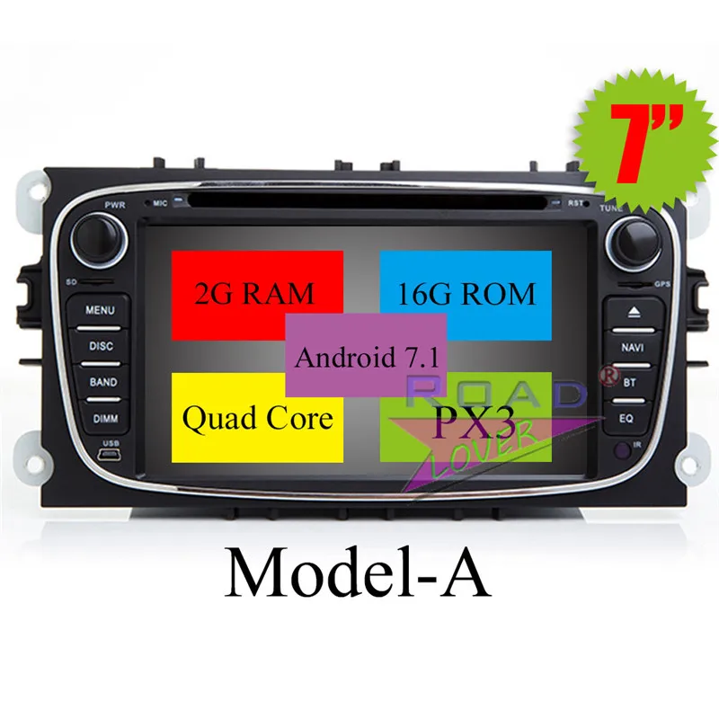 Perfect TOPNAVI 4G+32GB New Android 8.0 Octa Core Car Media Center DVD Player For Ford Mondeo Focus Stereo GPS Navigation 2Din Audio 3G 7