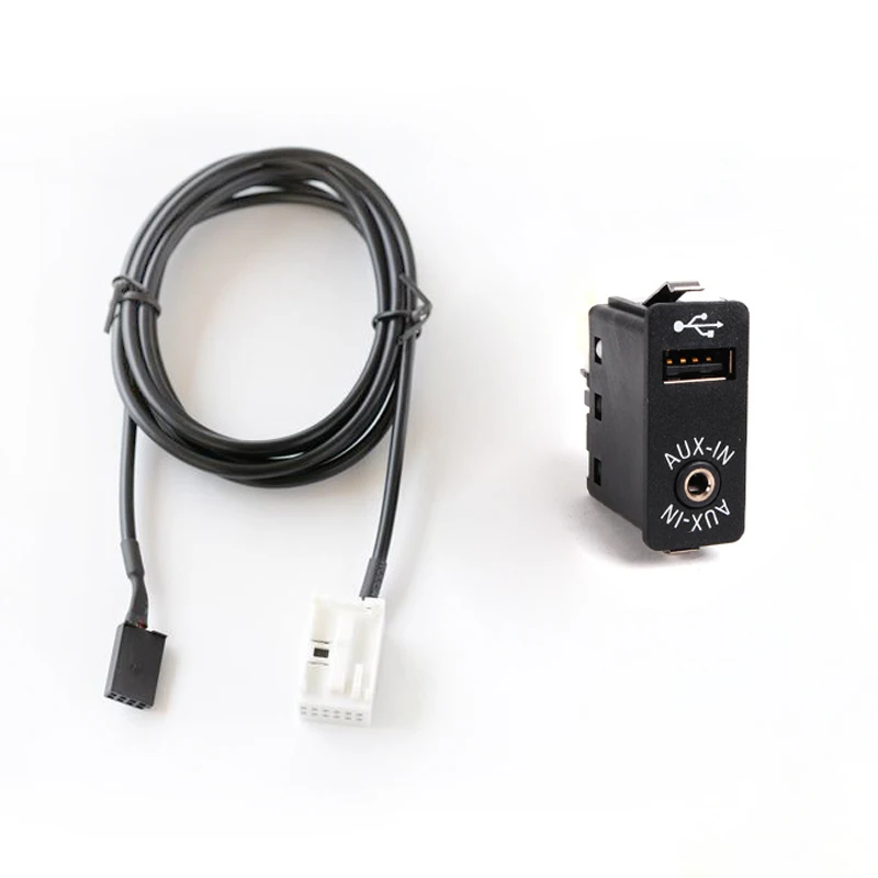 Biurlink Aux-in USB переключатель панель аудио USB/AUX провод для BMW E60 E61 E63 E64 E66 E81 E82 E70 E90 12Pin порт