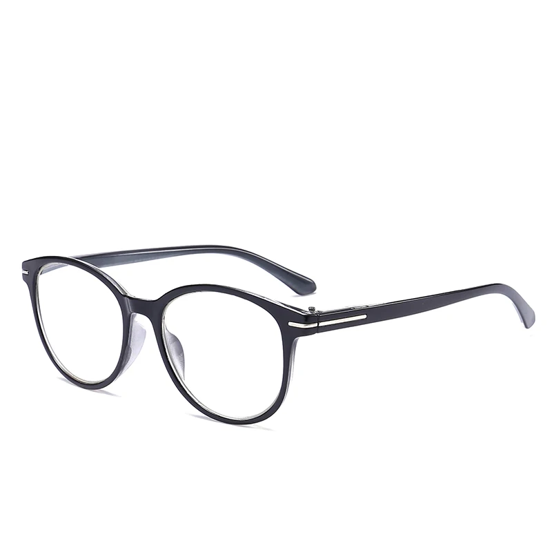 Модные легкие дешевые очки для чтения с полной оправой, унисекс полимерные линзы 1,0-4,0 диоптрий JN T18146-1