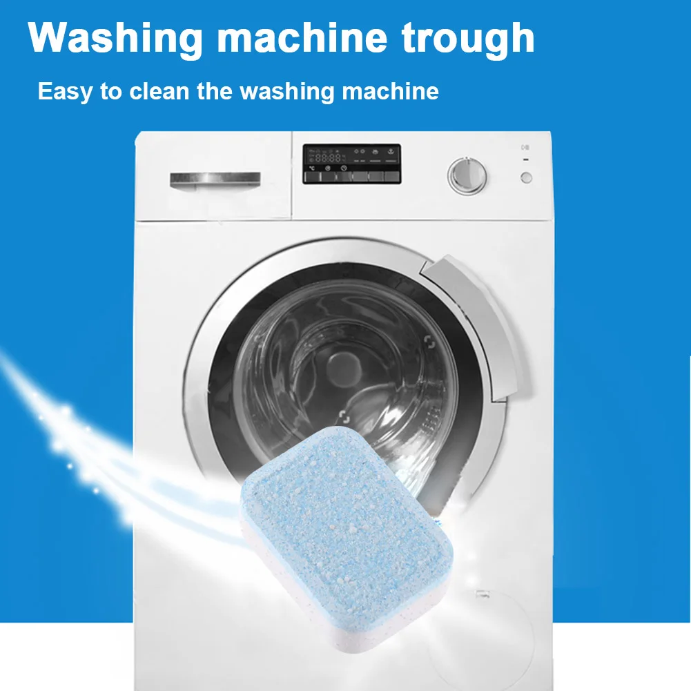 1/5/10/50 Pcs Washer Cleaner Tablets Concentrated Detergent for Washing Machine RT99