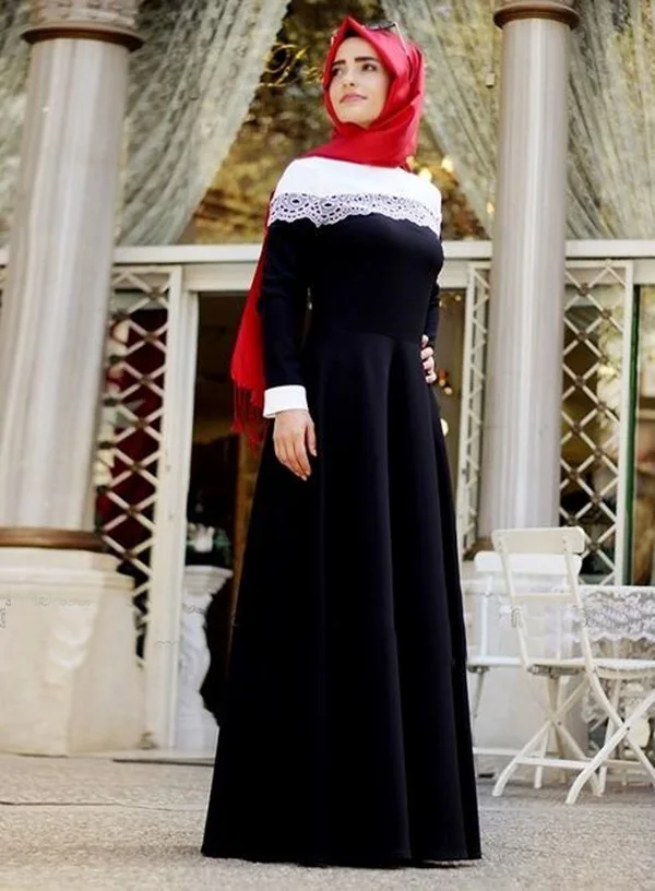 Hixhab , stil 2018 Polyester-muslim-abaya-islamic-long-sleeves-abaya-turkish-long-dress-malyasian-design