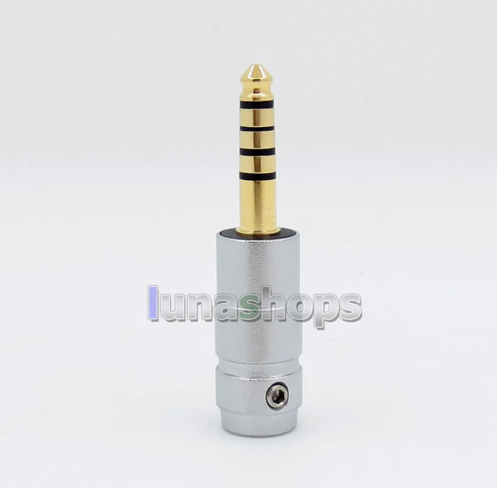 Gold Rhodium Plated Red Copper 4 4mm Headphone Earphone Pin Adapter For Sony PHA 2A TA ZH1ES NW WM1Z NW WM1A AMP Player LN005848