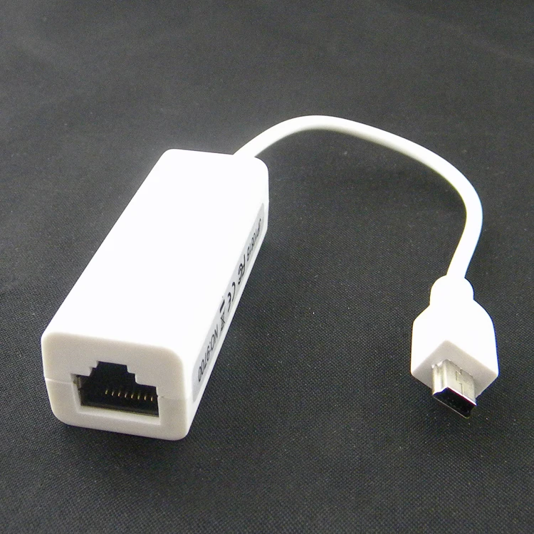5pin Mini Usb 2.0 B Male To Rj45 Rj45 Female M/f Fast Adapter