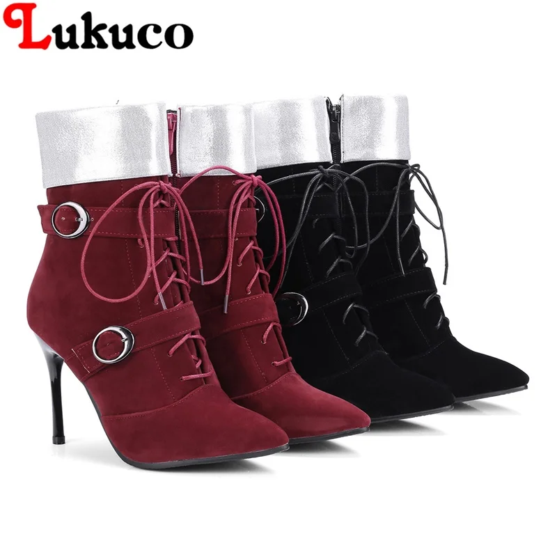 

2018 new sale mid-calf boots large CN size 35 36 37 38 39 40 41 42 43 high quality women sexy Boots real pictures free shipping