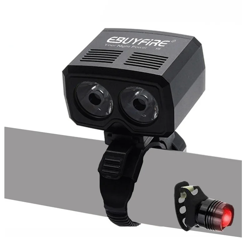 Flash Deal LED Bike light 6000LM 5 Modes USB Rechargeable bicycle Front lamp 2x LED light Cycling taillight 2