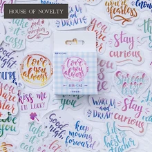 Colorful Mood Decorative Stationery Stickers Scrapbooking DIY Diary Album Stick Label