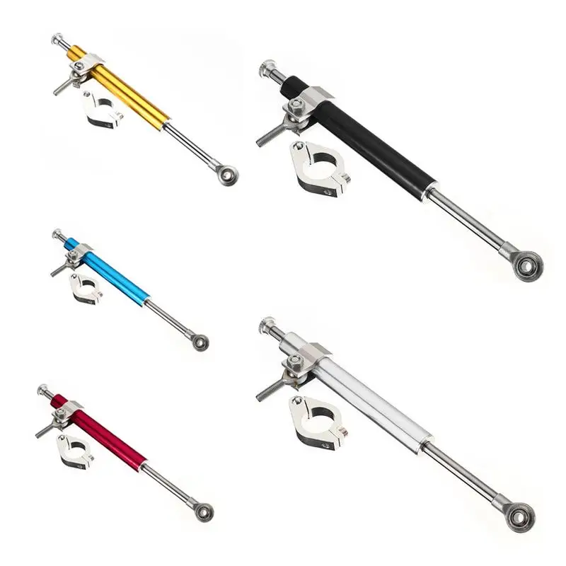 

1PCS Steering Damper Stabilizer Modified Titanium Ruler Modified Direction Rod Long Handlebar Steering Damper Stabilizer