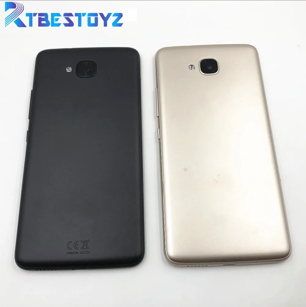 

100% Original New Battery Door Back Cover Housing Case 5.0' For BQ Aquaris U2 With Power Volume Button black gold