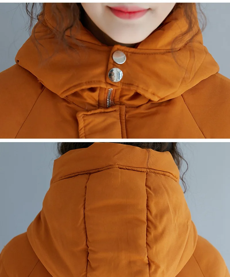 Winter Coat Women Parka Plus Size 4XL 5XL 6XL Casual Loose Warm Hooded Thick Parkas Outerwear NQYL52