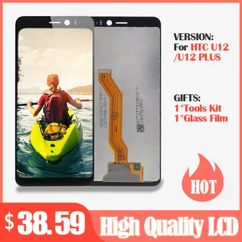 

6.0" For HTC U12+ U12 Plus LCD Display +Touch Digitizer Screen Replacement For HTC U12+ U12 Plus Display Digitizer Assembly