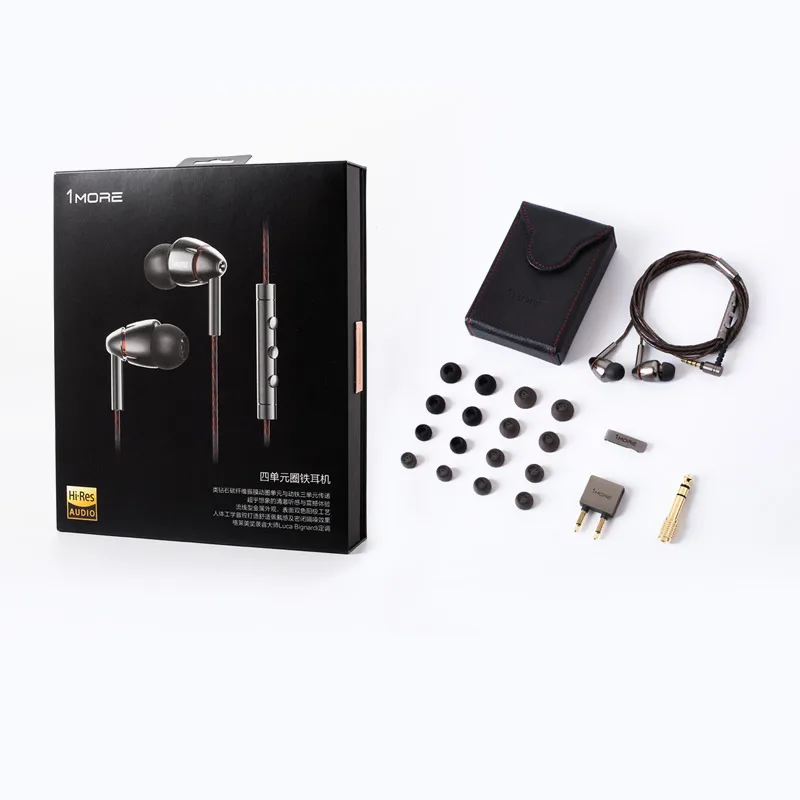 1MORE Quad Driver E1010 In-Ear Earphone Earbuds