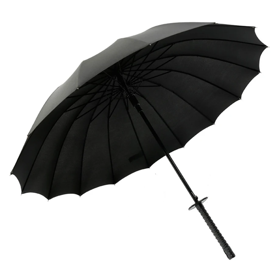 Большой Анти-Ультрафиолетовый зонтик дождя женщин Floding ветрозащитный японская катана Зонтик Ombrello девушка Зонты Зонт UBY004