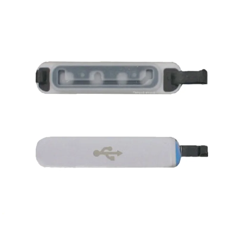 

1PC USB Charger Dock Charging Port Cover For Samsung Galaxy S5 G900 G900F Charge Port Dust Plug Replacement Silver Color