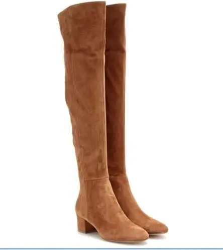 2019 Botte Spring Autumn fashion boots over the knee stretch fabric med square heels round toe women thigh high boots khaki
2019 Botte Spring Autumn fashion boots over the knee stretch fabric med square heels round toe women thigh high boots khaki