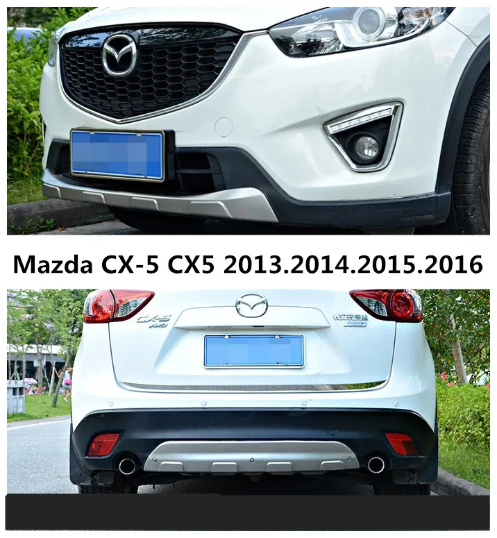 Car BUMPER Plate For Mazda CX 5 2013.2014.2015.2016.2017 BUMPER GUARD High Quality Stainless