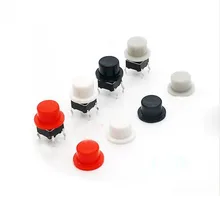 100pcs 5.6*6.9mm button cap push button switch cap round switch cap for 6*6mm square tactile switches