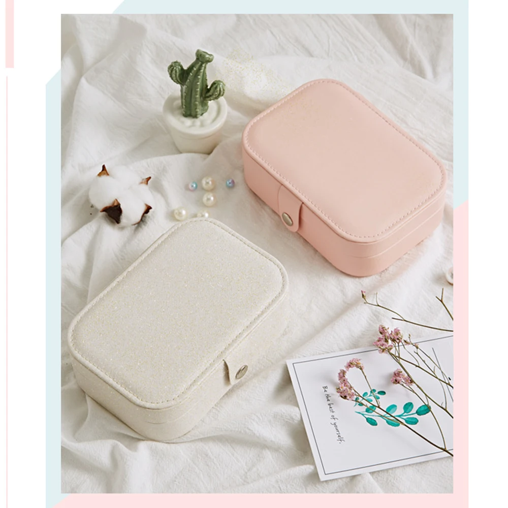 

Display Storage Box Case Earring Ring Jewelry Organizer Flannel Tray Holder