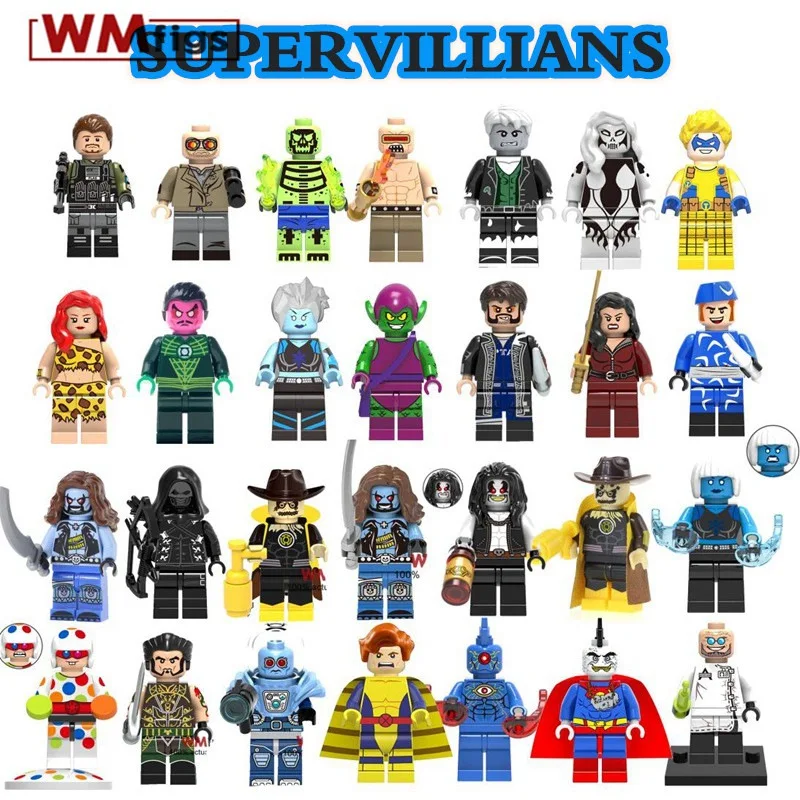 

Single DC Supervillians Legoings Slipknot Green Goblin Brother Eye Captain Bommerang Dark Archer Building Blocks Toy Kids Gift