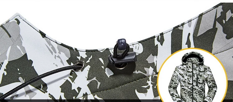 Camuflagem dos Homens Caminhadas ao ar Softshell dos Homens de lã Jaquetas à Prova Loclimb Livre Jaqueta Quente Cabolsas 5xl Am351 Trekking Blusão d' Água 18 Jaq. caminhada