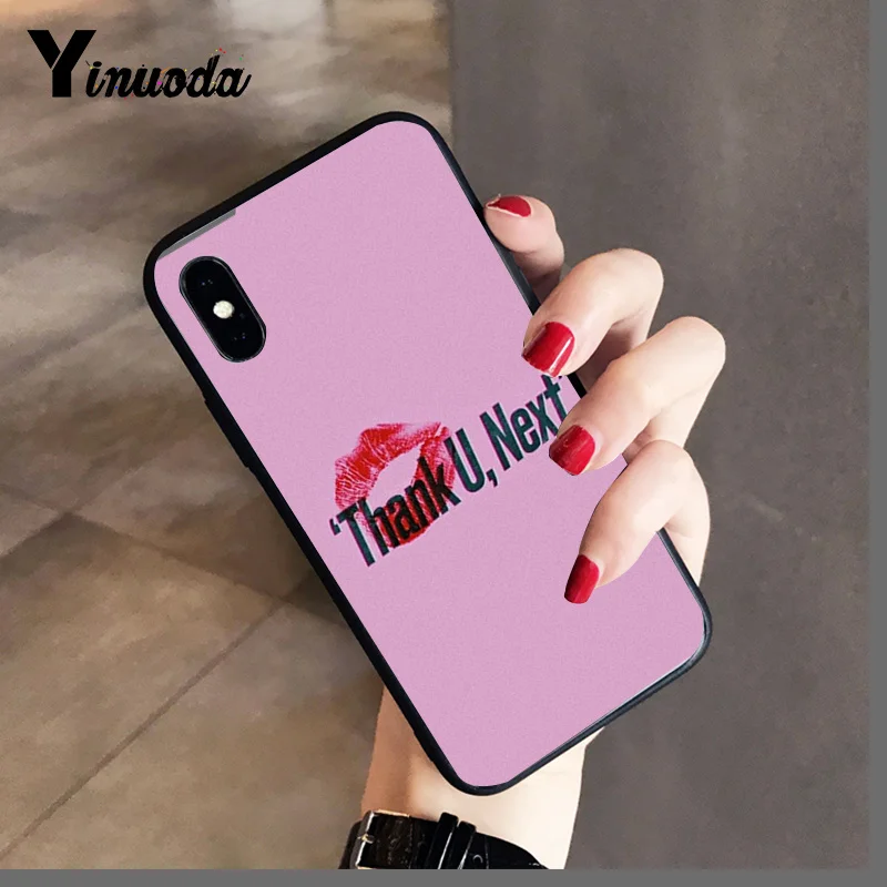 Yinuoda Thank U Next Ariana Grande Красочный милый чехол для телефона для iPhone 8 7 6 6S 6Plus 5 5S SE XR X XS MAX Coque Shell - Цвет: A3