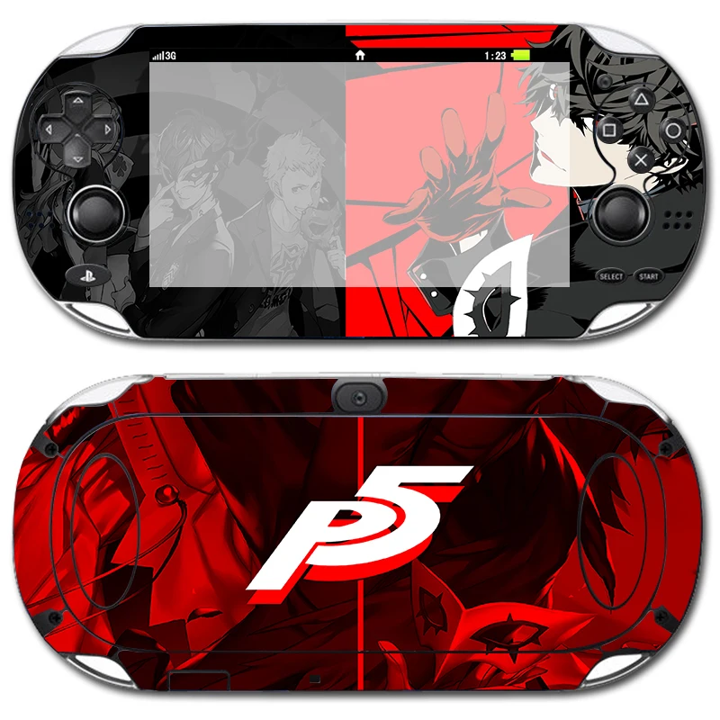 Игровая Persona 5 виниловая Защитная Наклейка для sony playstation PSvita 1000 PSv наклейки стикеры
