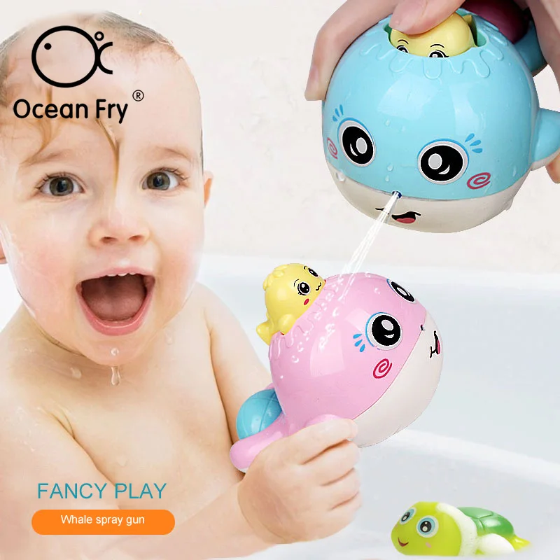 

Baby Sprinkler Whale Comfortable Handle Environmental Protection Edge Smooth Training Practical Ability ABS Baby Sprinkler