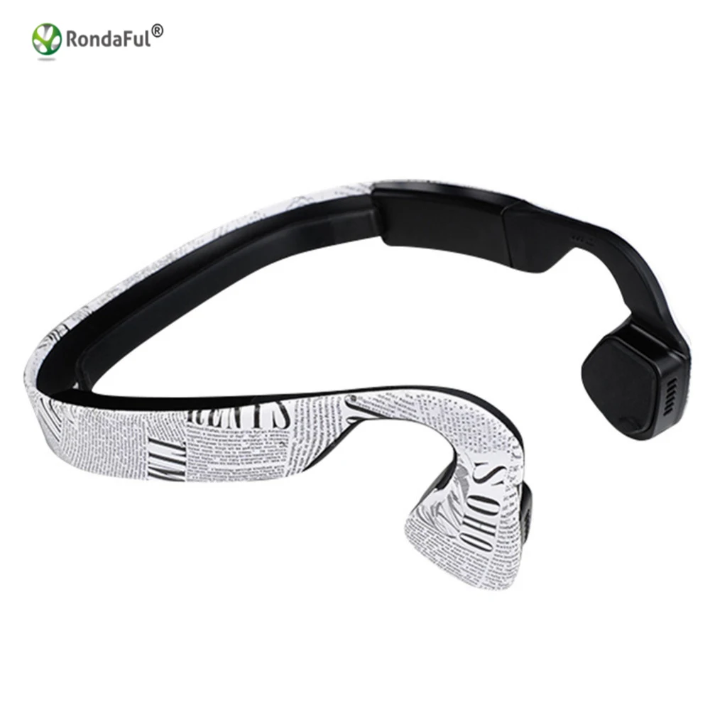 

Wireless Bluetooth Stereo Headset BT 4.0 Waterproof Neck-strap Earphone Bone Conduction NFC Earphone Headset Bluetooth Headphone