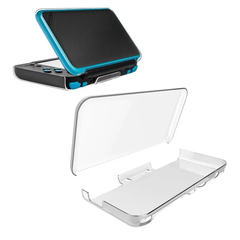 

New hard Protection Split Crystal Cover Case For Nintend New 2DS XL/New 2DS LL Console Transparent Crystal Case Game Accessories