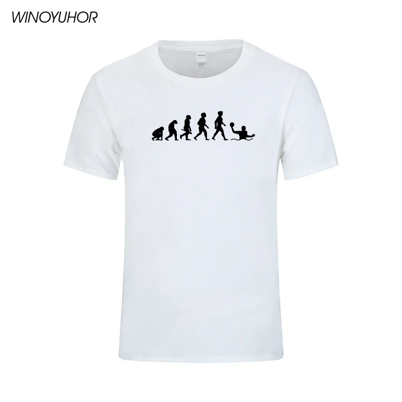 Evolution Водонепроницаемая футболка-поло с шариками для мужчин, летняя модная футболка с короткими рукавами и круглым вырезом, хлопковая забавная крутая Мужская футболка - Цвет: White