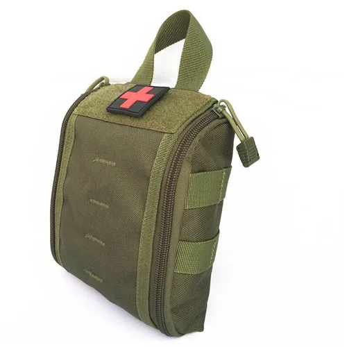 1000D Molle тактические аптечки для первой помощи, медицинские аксессуары, сумка для охоты, походов, выживания, модульная сумка для медиков - Цвет: Зеленый цвет