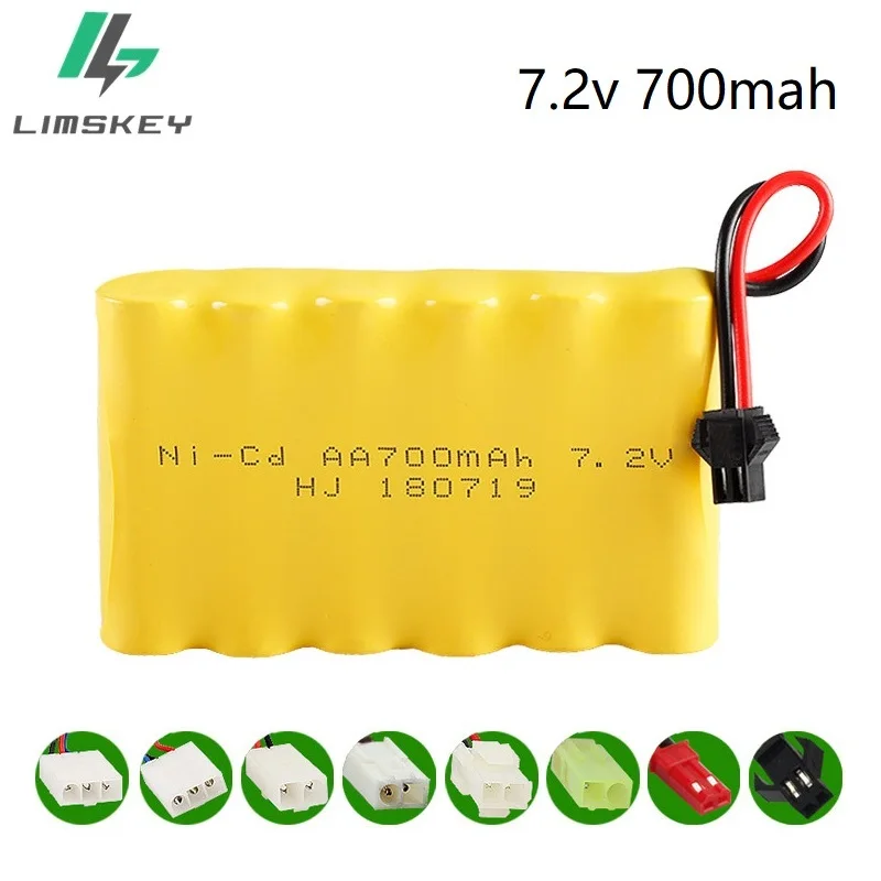 7,2 v 700mAh пульт дистанционного управления Controul автомобили лодка пистолет внедорожное транспортное средство освещение facility AA NiCd батареи для радиоуправляемых игрушек группа 7,2 v батарея