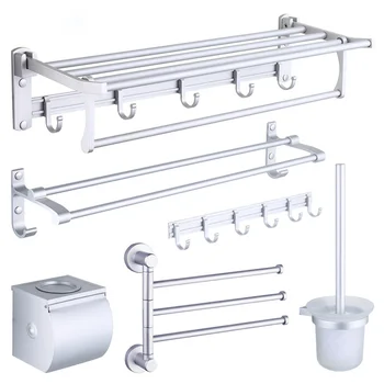 

Fashion Space aluminum Double Wall Corner Shower Shampoo Soap Cosmetic Storage Shelf Bathroom Shelves rack bracket brass basket