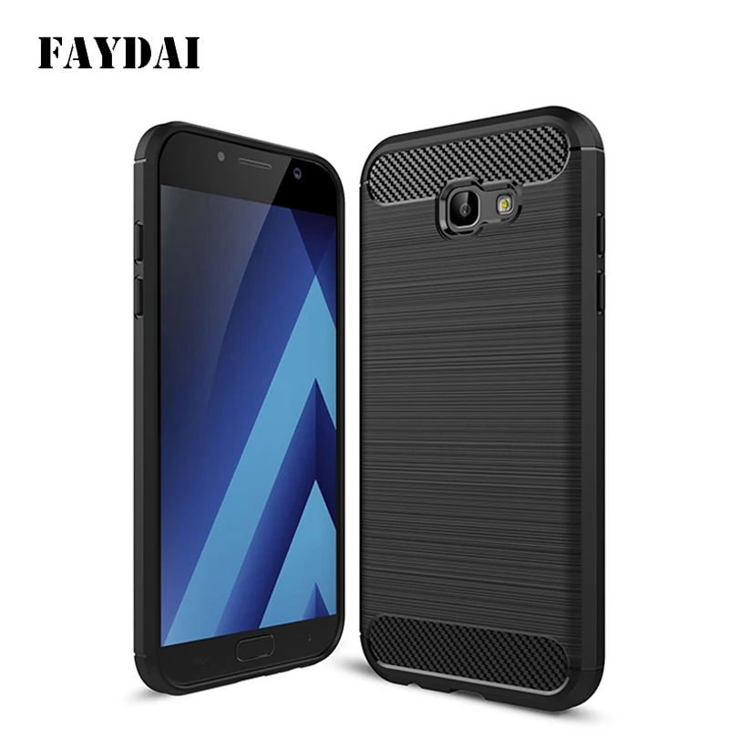 FAYDAI For Samsung Galaxy A7 2017 cases Original Luxury Soft Silicone Case High Quality back Cover samsung galaxy a7 |