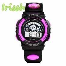 Irisshine i0303 children watches Waterproof Mens Boy's Digital LED Quartz Alarm Date Sports Wrist Watch student
