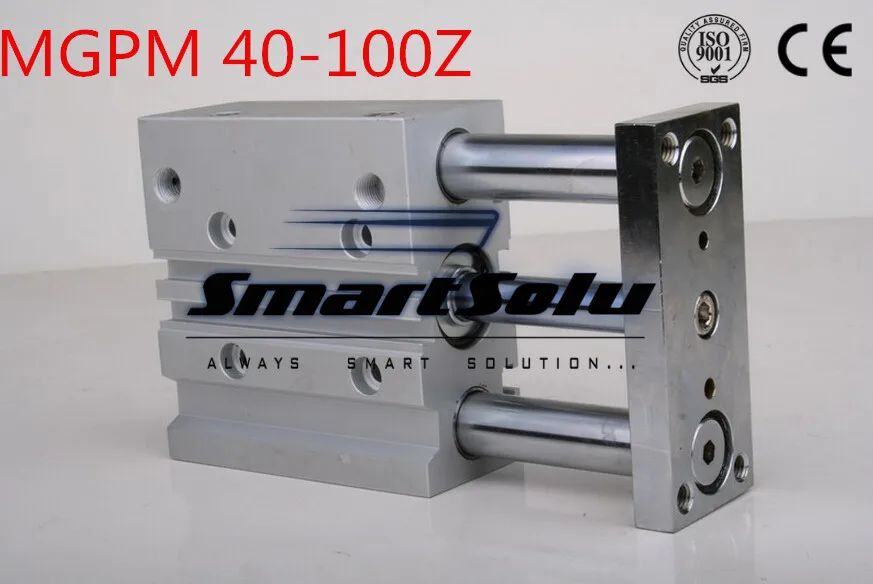 

Free Shipping MGPM40-100Z double action 3-rod guide cylinders compact pneumatic bore 40mm stroke 100mm slide bearing type