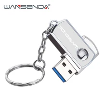 WANSENDA, usb 3,0, USB флеш-накопитель, брелок, ручка-накопитель, 128 ГБ, флеш-накопитель, 16 ГБ, 32 ГБ, 64 ГБ, 256 ГБ, флешка, вращающаяся, USB карта памяти