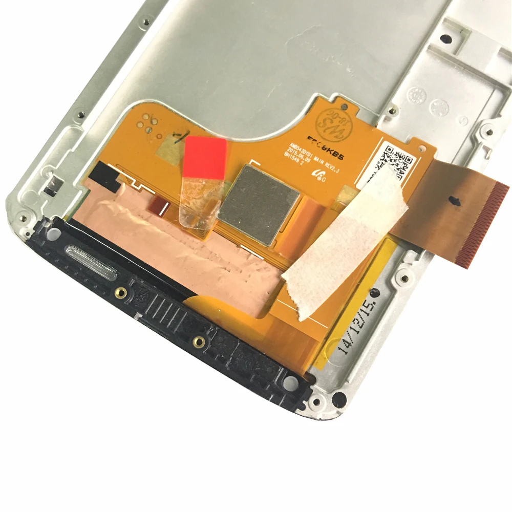 5,43 дюймов ЖК-дисплей для Motorola Moto Droid Turbo 2 XT1580 XT1581 XT1585 ЖК-дисплей сенсорный экран дигитайзер с рамкой