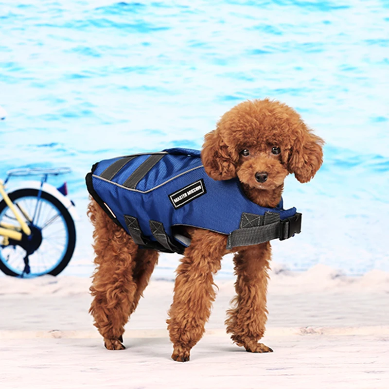 Oxford Blue Dogs Pet Swimwear Pet Rescue Body Clothing Dog Swim Suit