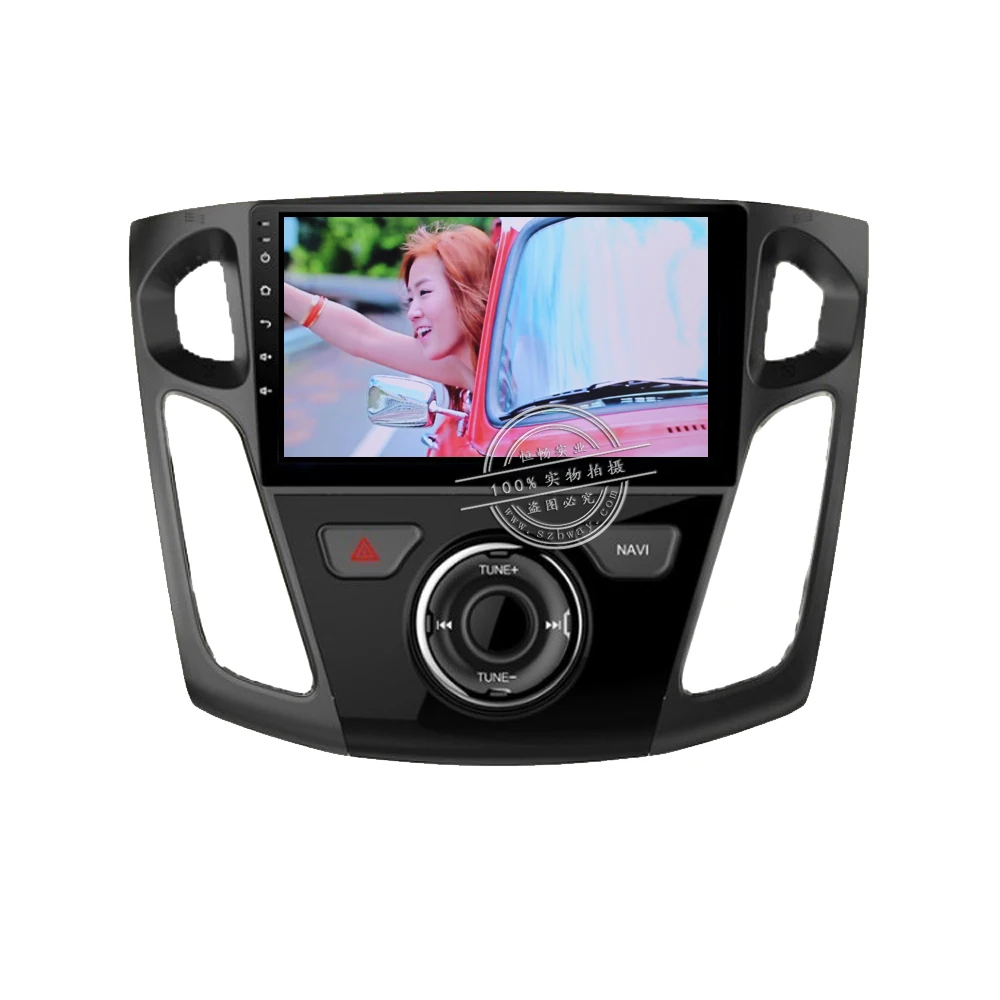 Sale HANG XIAN 9" Quadcore Android 8.1 Car radio for Ford Focus 2012-2017 car dvd player GPS navigation car multimedia 3