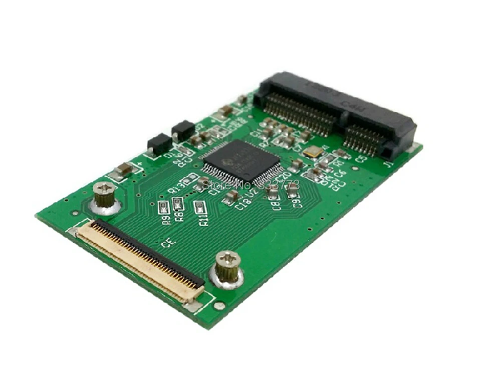 Мини PCI-E mSATA SSD до 40 Pin ZIF адаптер карты для Toshiba или Hitachi ZIF CE HDD жесткий диск с кабелем