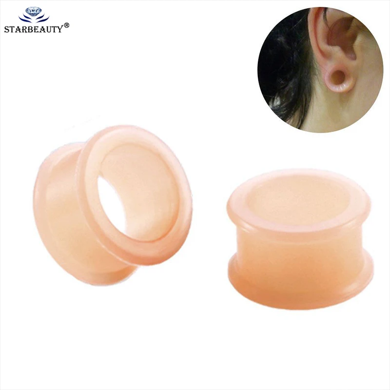 1 пара силиконовые вставки для Пирсинга Ушей 3 25 мм|ear stretcher|plug earear piercing |