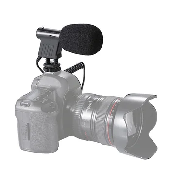 

Mini Microphone Interview Broadcast Directional Condenser For DSLR Cameras Camcorder Recording UY8