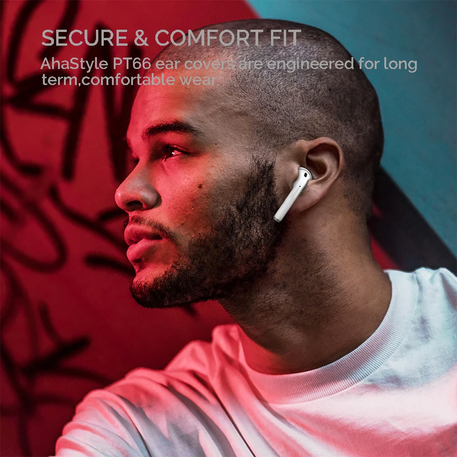 3 пары для Airpods чехол ушей силиконовые наушники ушные крючки + хранения 2