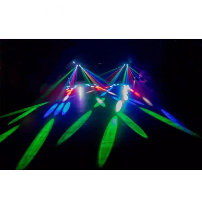 128 leds RGBW двухголовый воздушный проектор лампа сценический эффект свет может CSV