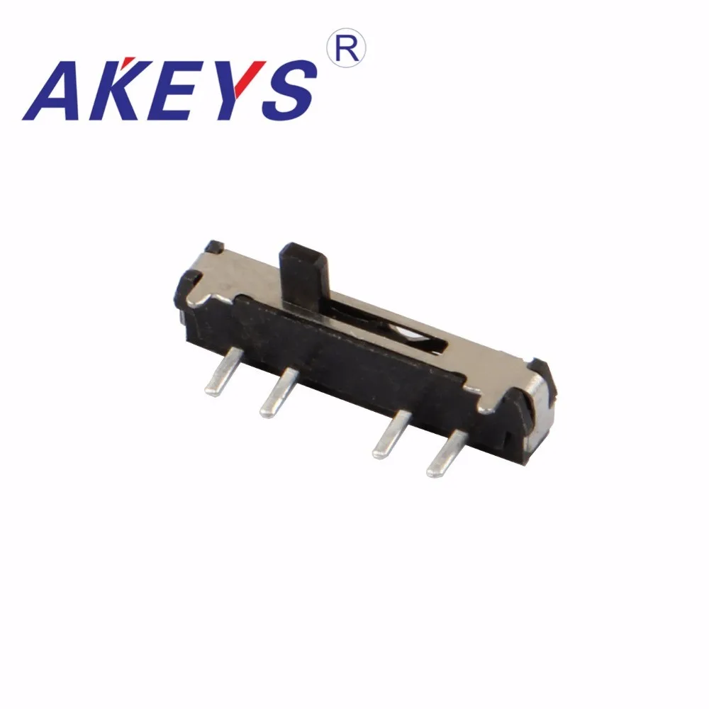 

20PCS MSK-24D18 MINI slide switch 2P3T DIP side insert 4 pin 3 position micro slide switches